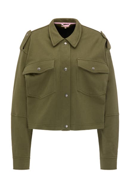 MYMO Sweatjacke Oliv