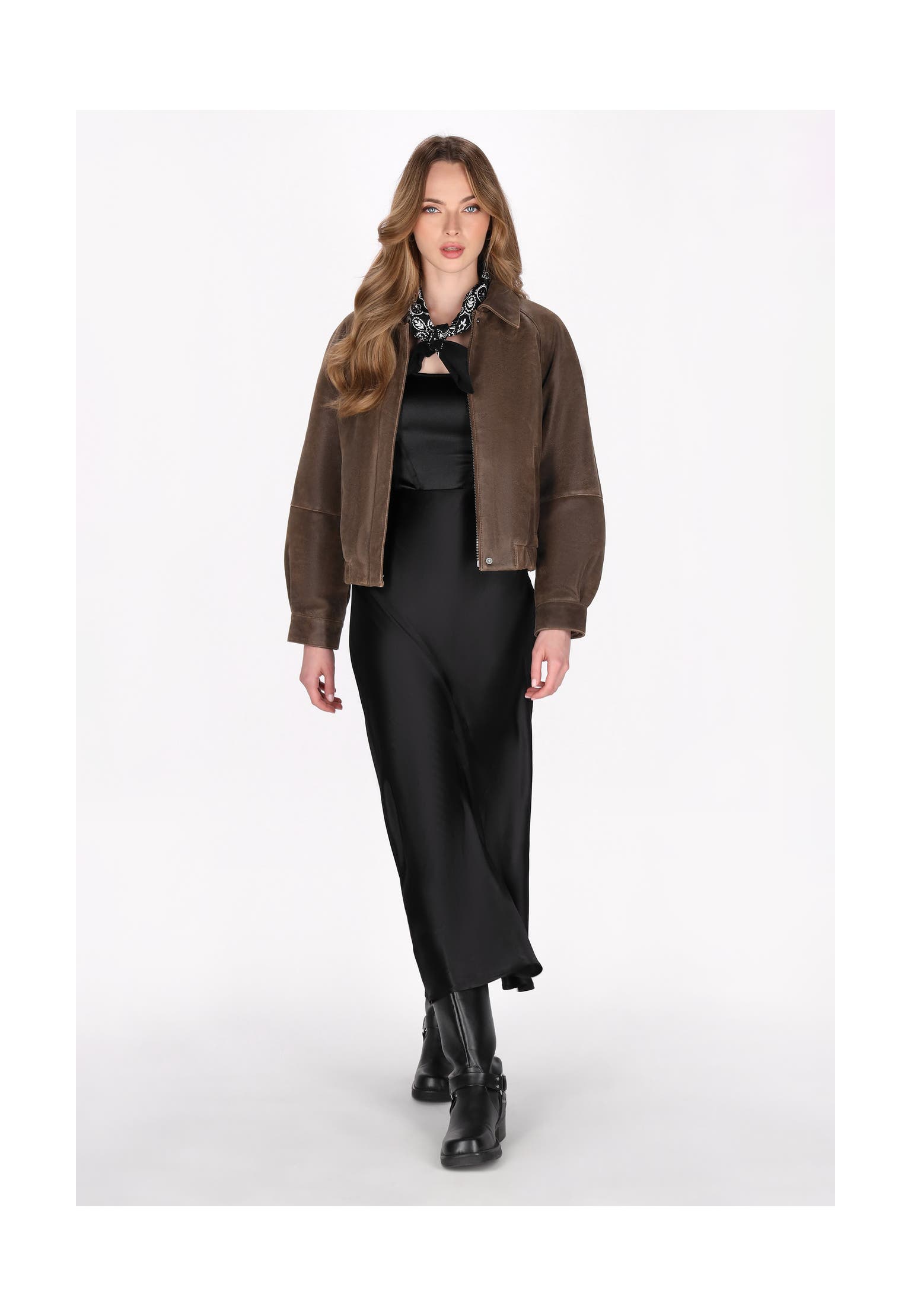 DREIMASTER Lederjacke brown, Bild 1