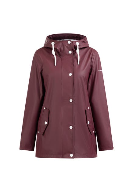 DREIMASTER Regenjacke Weinrot