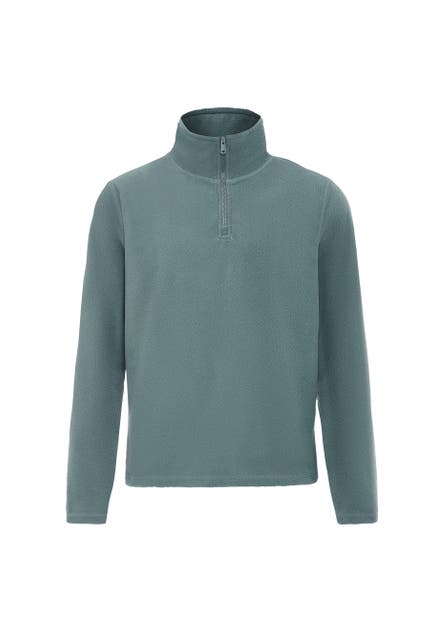 SCHMUDDELWEDDA Pullover Türkis Grau