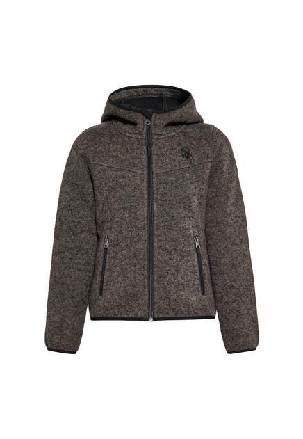 SCHMUDDELWEDDA Strickfleeceblouson