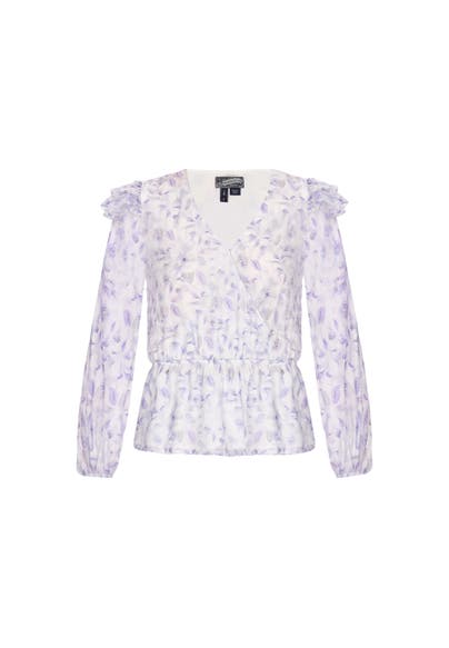 DREIMASTER Casual-Bluse Blau