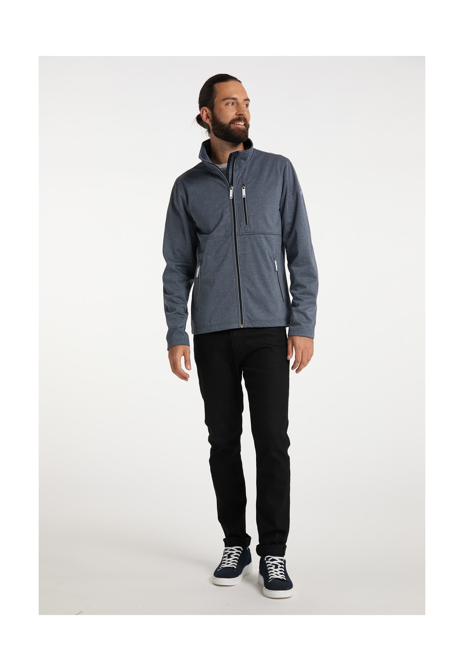 DREIMASTER Übergangsjacke Marine Melange, Bild 1