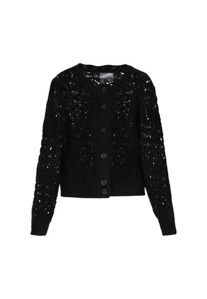 DREIMASTER Strickjacke black