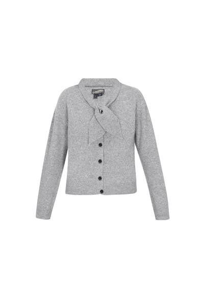DREIMASTER Strickjacke grey melange