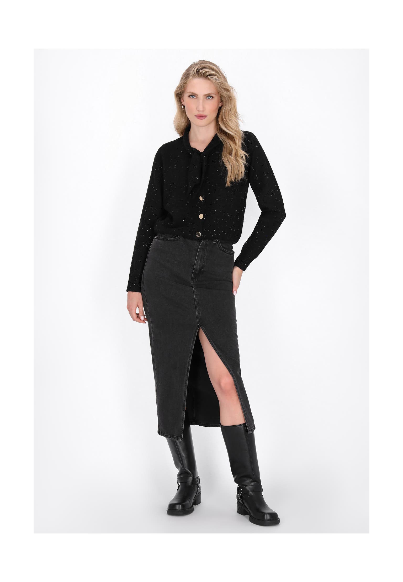 DREIMASTER Strickjacke black, Bild 1