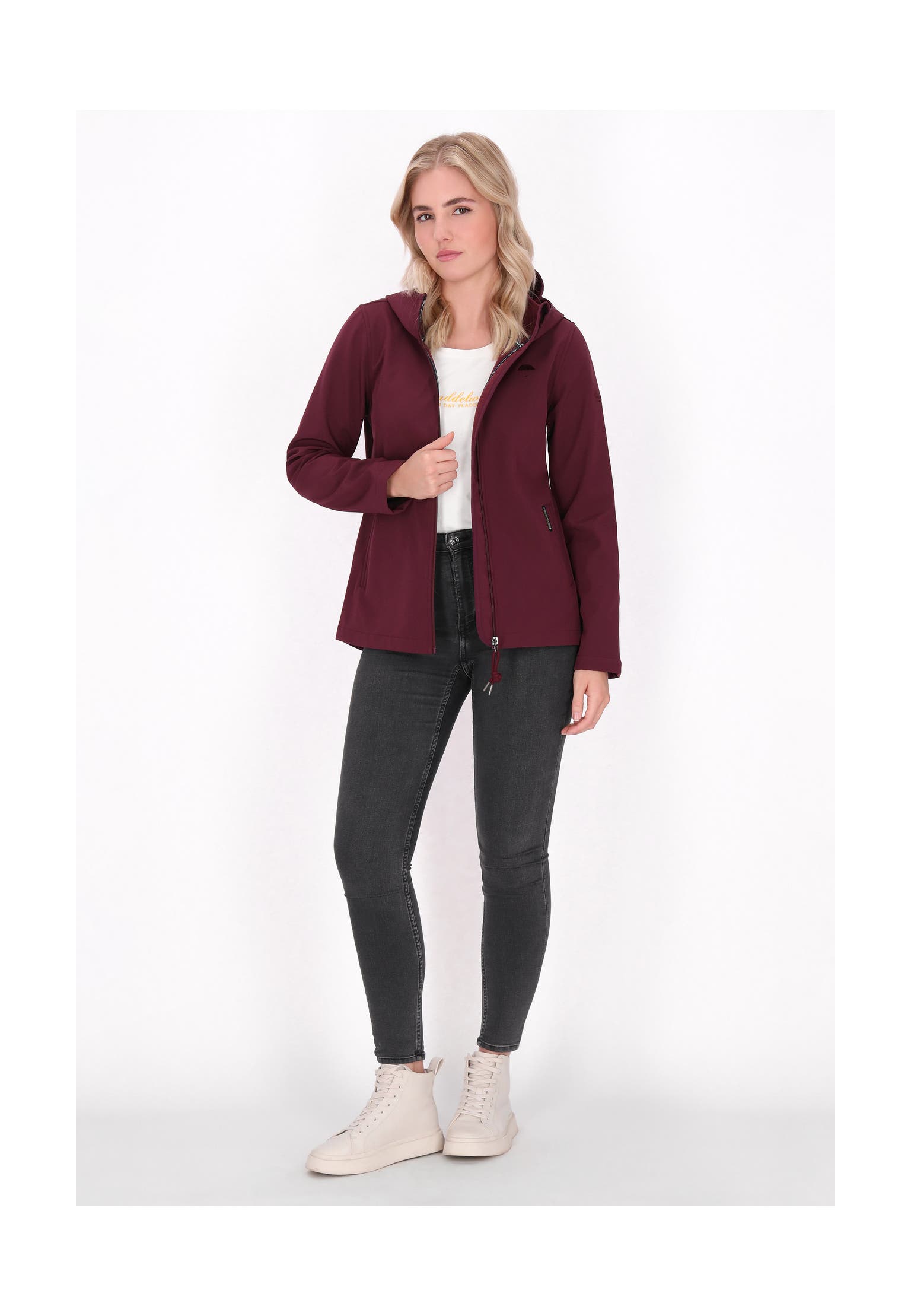 SCHMUDDELWEDDA Übergangsjacke burgundy, Bild 1