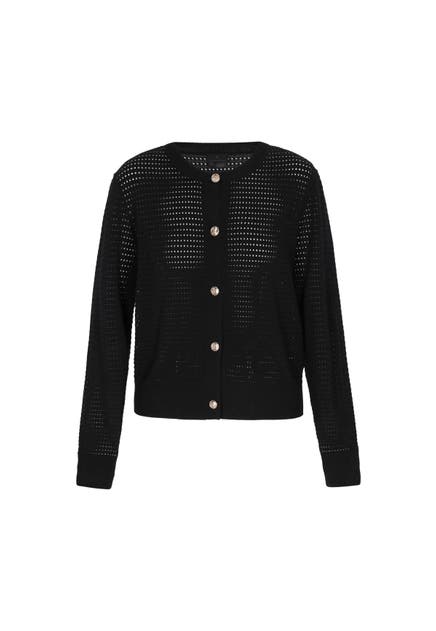 DREIMASTER Strickjacke black