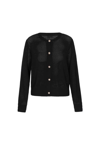 DREIMASTER Strickjacke black