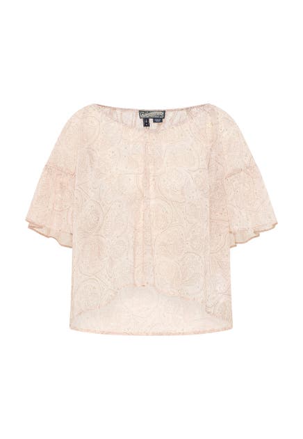 DREIMASTER Casual-Bluse Rosa Mehrfarbig