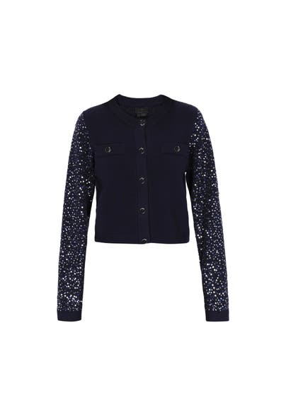 DREIMASTER Strickjacke navy
