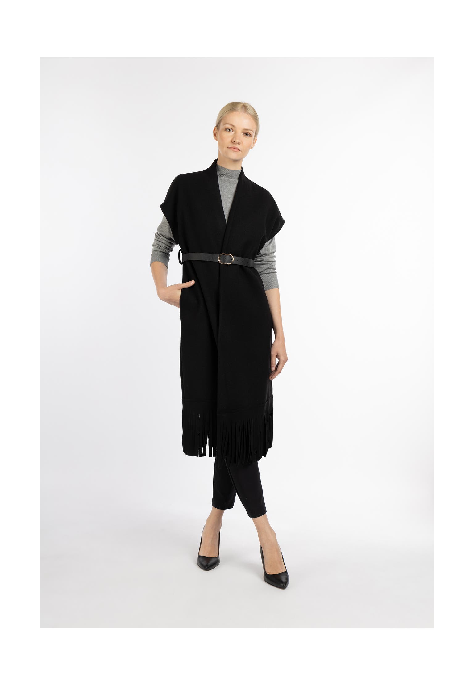 DREIMASTER Strickjacke Schwarz, Bild 1