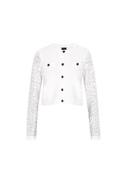 DREIMASTER Strickjacke offwhite