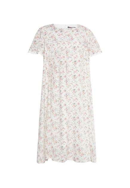 DREIMASTER Kleid Weiss Blume