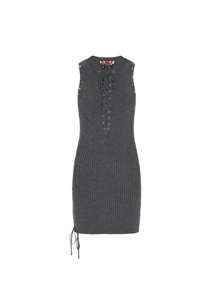 MYMO Casual-Kleid dark grey melange