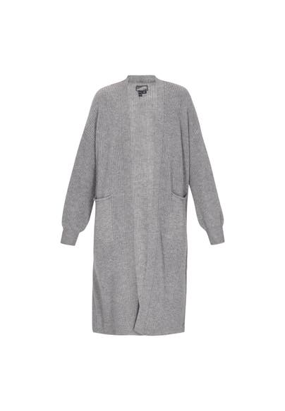 DREIMASTER Strickjacke grey melange