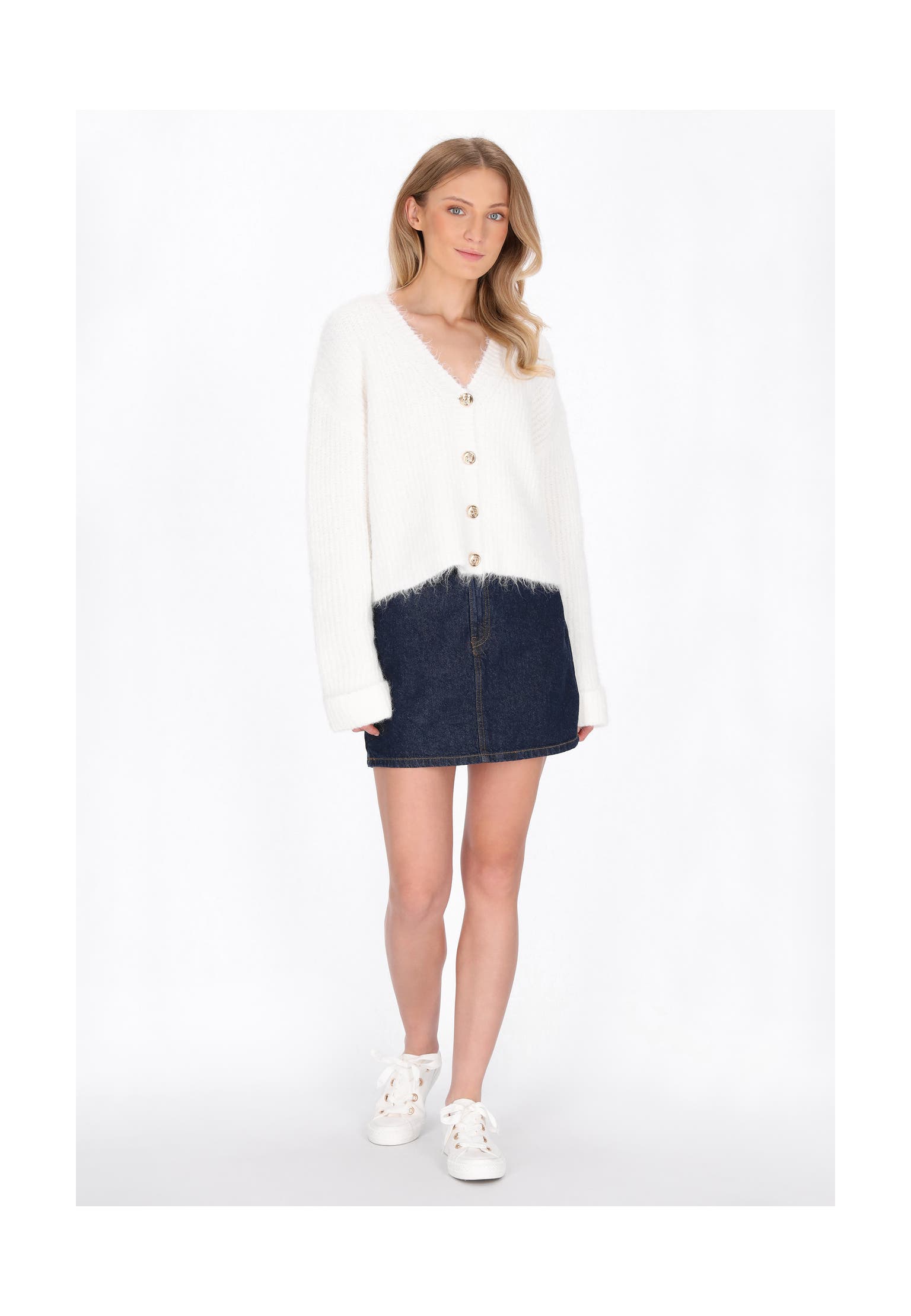 DREIMASTER Strickjacke offwhite, Bild 1
