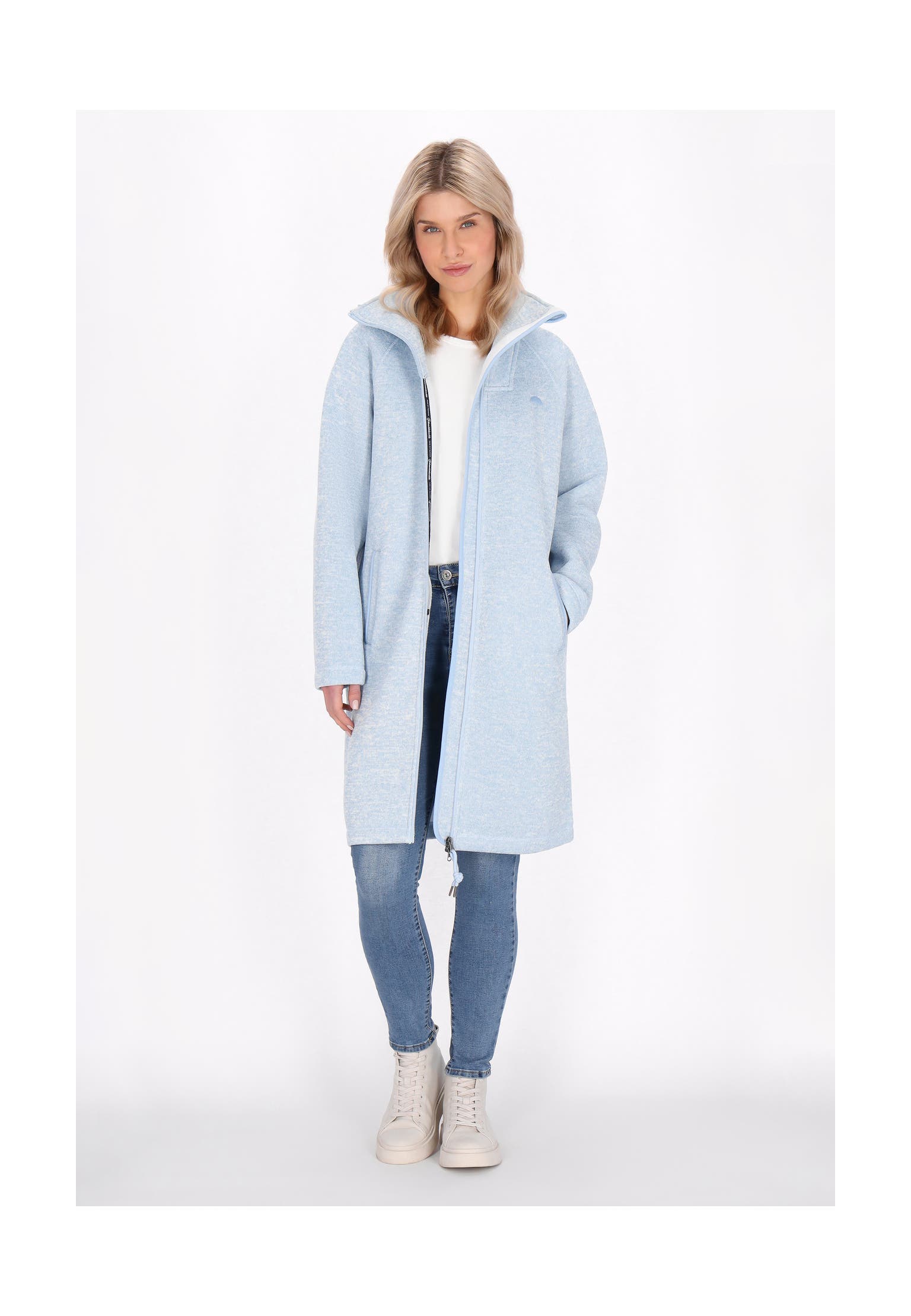 SCHMUDDELWEDDA Übergangsjacke light blue melange, Bild 1