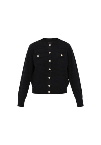 DREIMASTER Strickjacke black