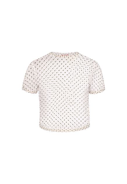 MYMO Casual-Bluse offwhite black