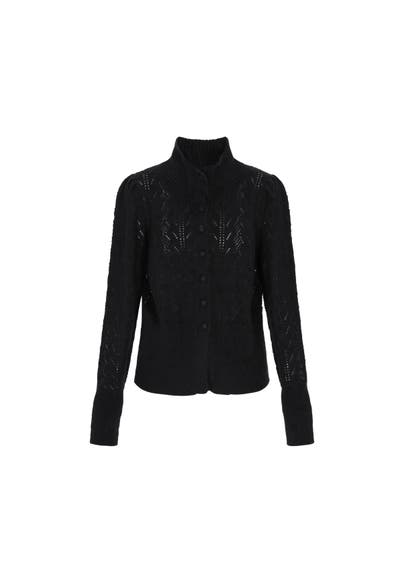 DREIMASTER Strickjacke black