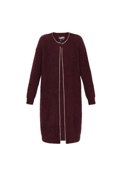 DREIMASTER Strickjacke burgundy