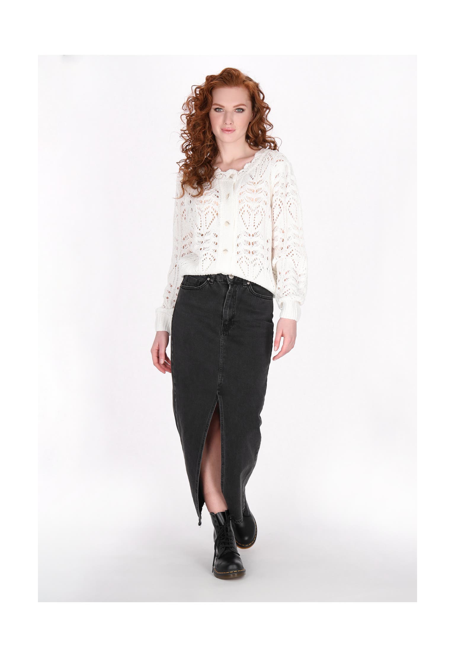 DREIMASTER Strickjacke offwhite, Bild 1