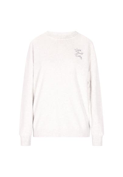 DREIMASTER Sweatshirt Wollweiss Melange