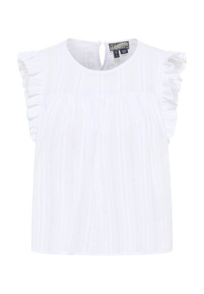 DREIMASTER Casual-Bluse Weiss