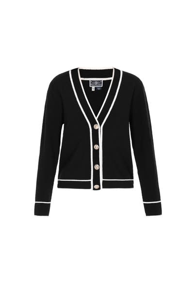 DREIMASTER Strickjacke black