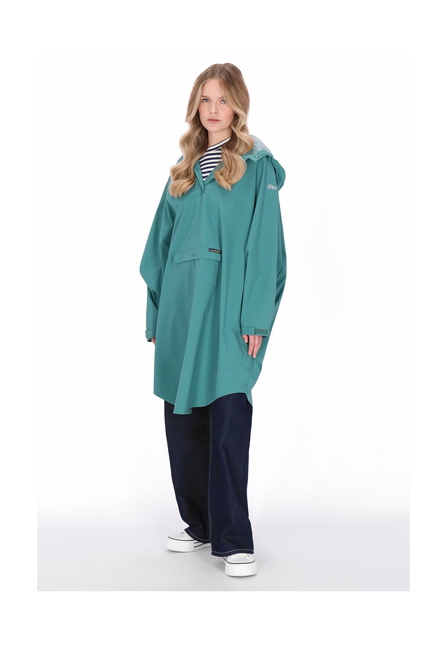 SCHMUDDELWEDDA Regenjacke dark teal, Bild 1