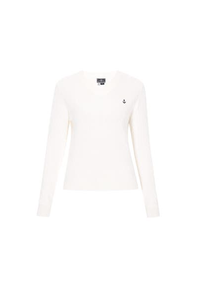 DREIMASTER Pullover offwhite