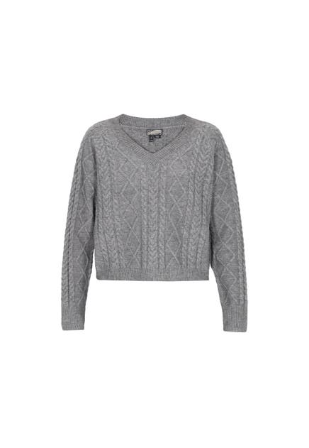DREIMASTER Pullover grey melange