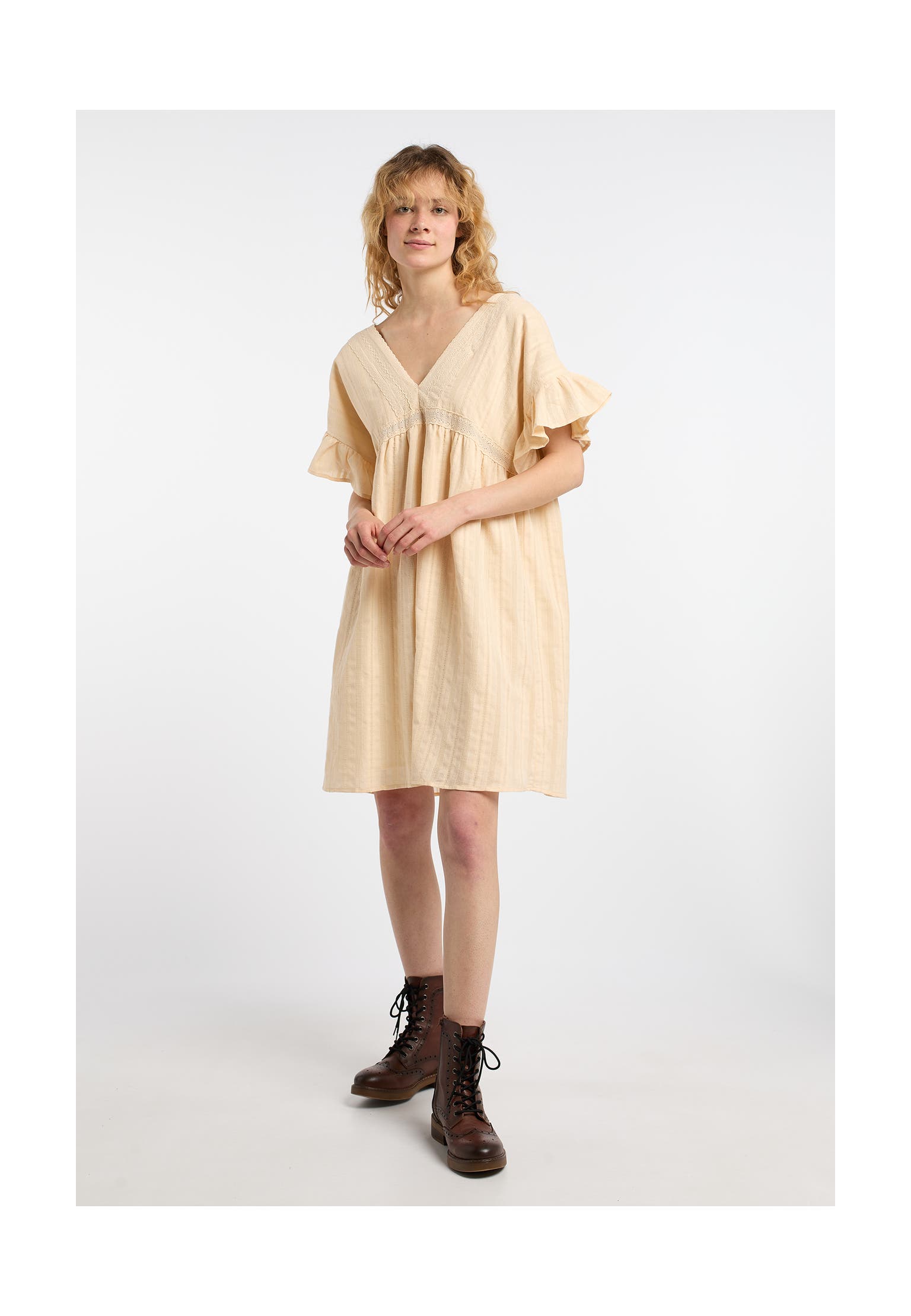 DREIMASTER Casual-Kleid Beige Creme, Bild 1