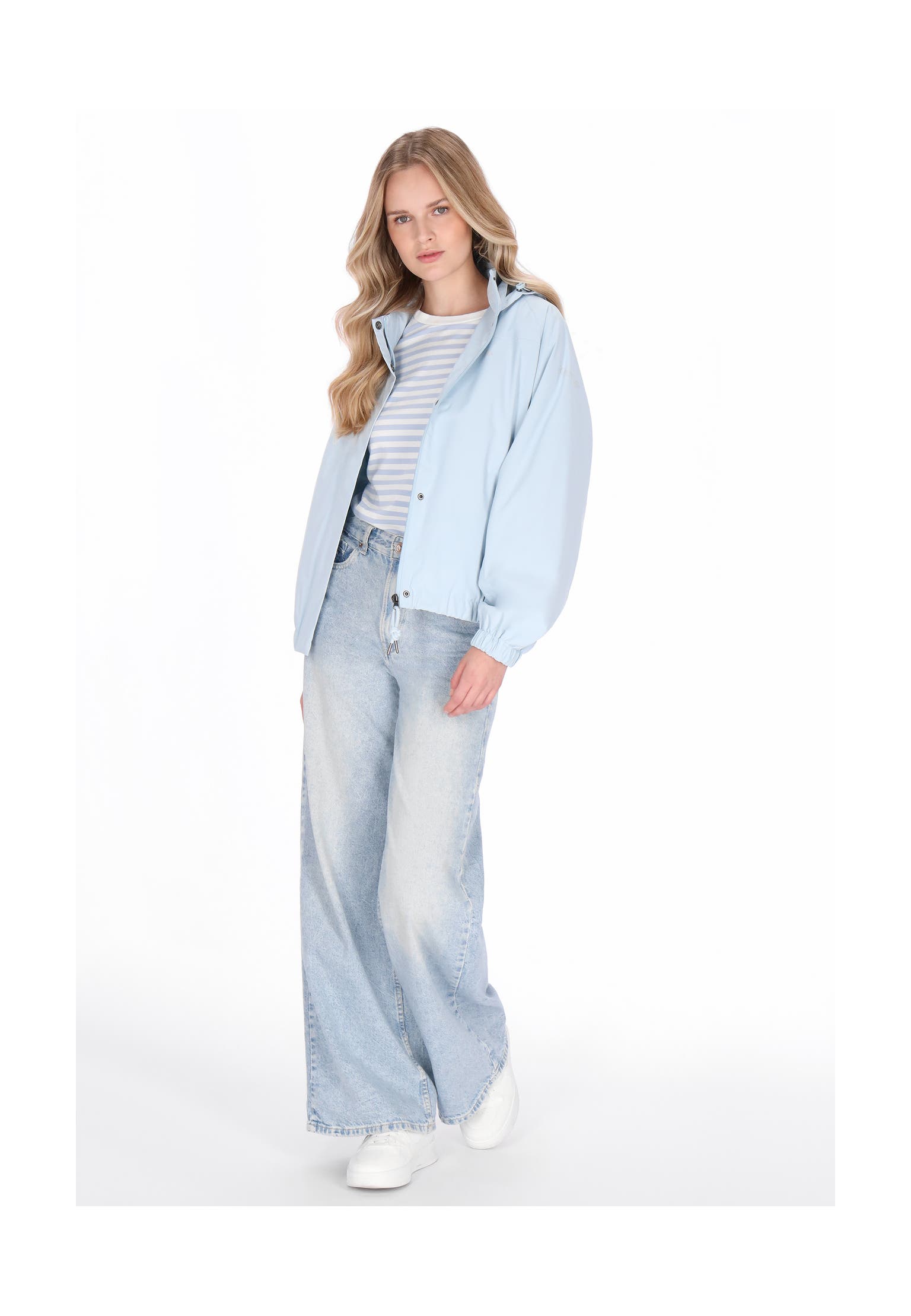 SCHMUDDELWEDDA Übergangsjacke light blue, Bild 1