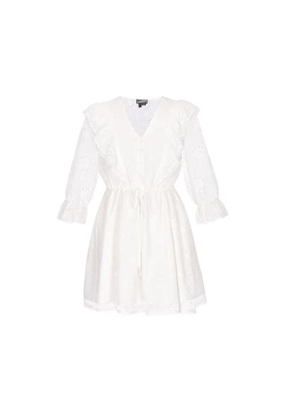DREIMASTER Casual-Kleid cloud white