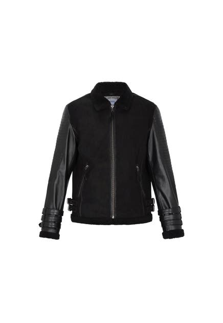 DREIMASTER Lederjacke black
