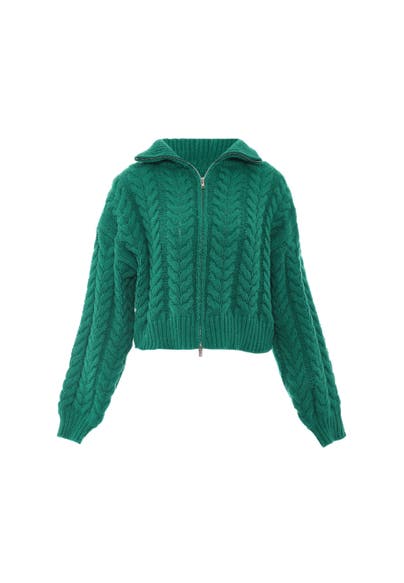 MYMO Strickjacke GRÜN