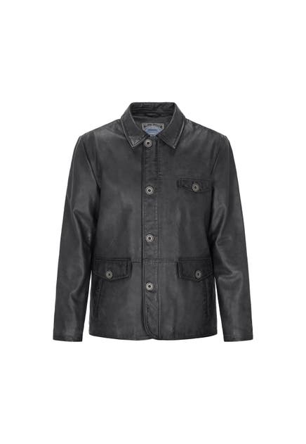 DREIMASTER Lederjacke grey