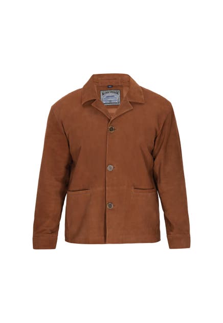 DREIMASTER Lederjacke cognac