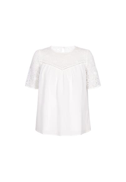 DREIMASTER Casual-Bluse cloud white