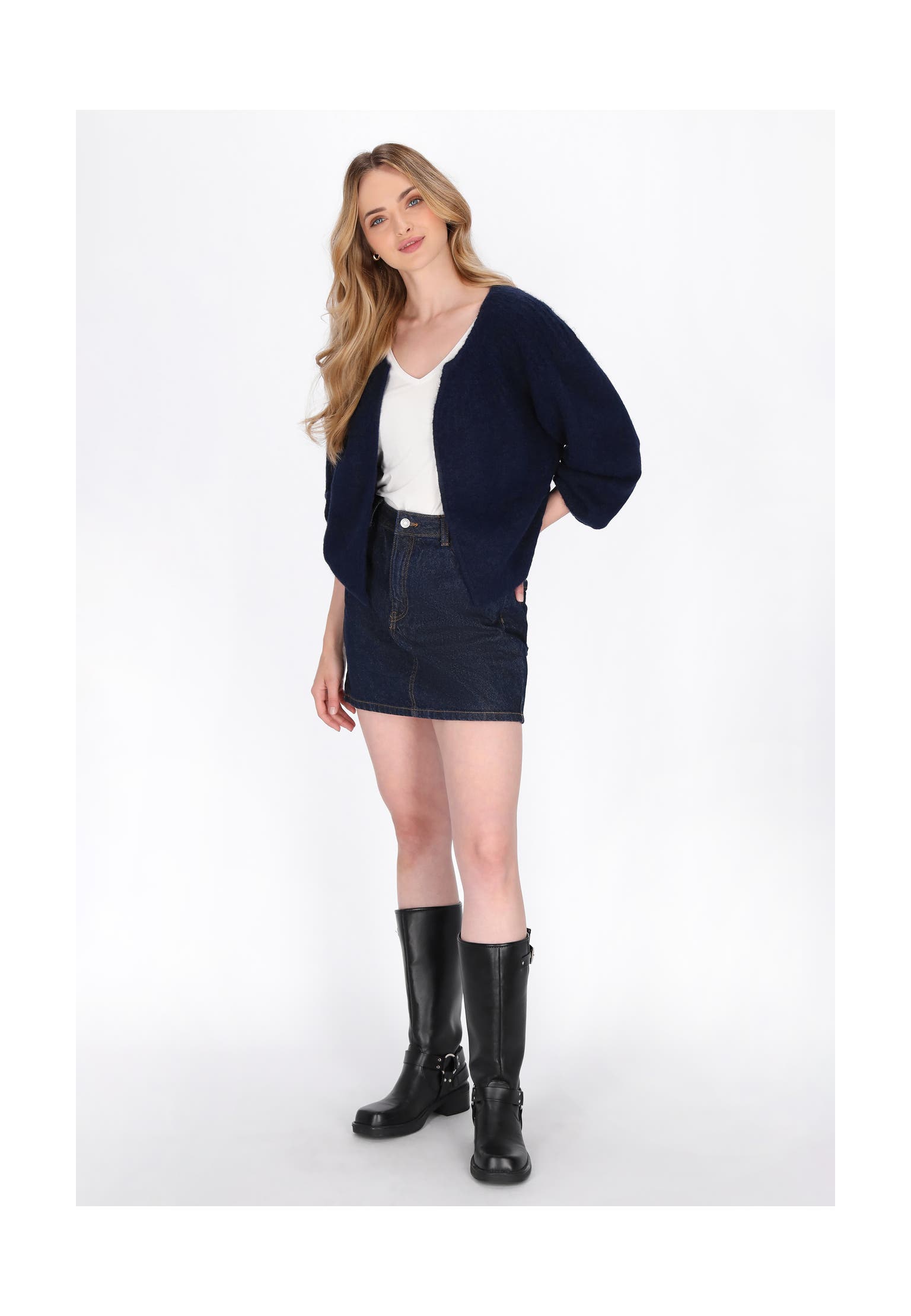DREIMASTER Strickjacke navy, Bild 1