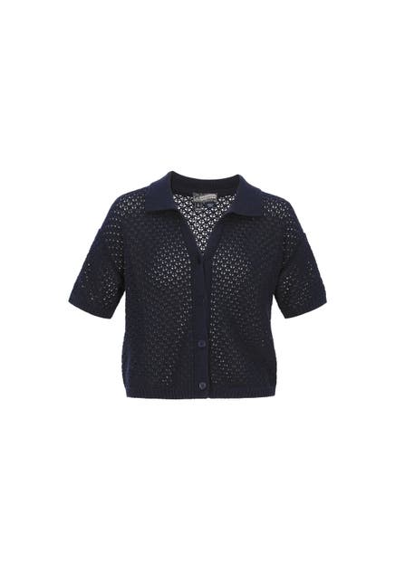 DREIMASTER Strickjacke navy