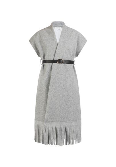 DREIMASTER Strickjacke Grau Melange