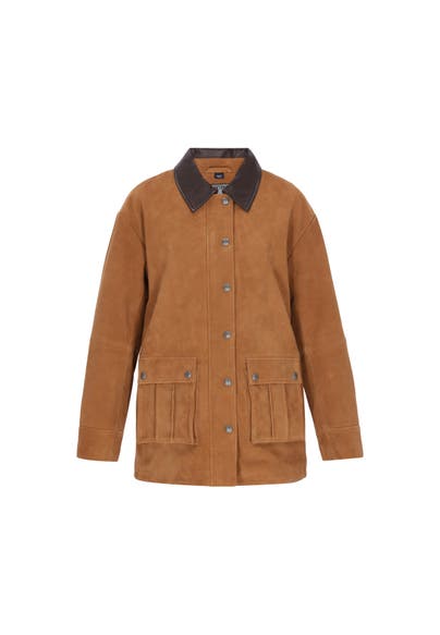 DREIMASTER Lederjacke cognac