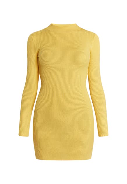 MYMO Casual-Kleid Hellgelb