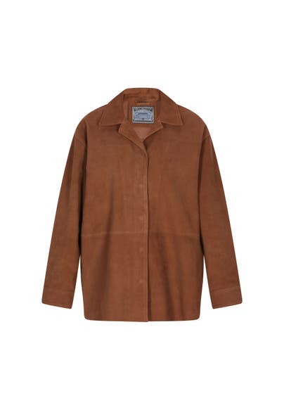 DREIMASTER Lederjacke cognac