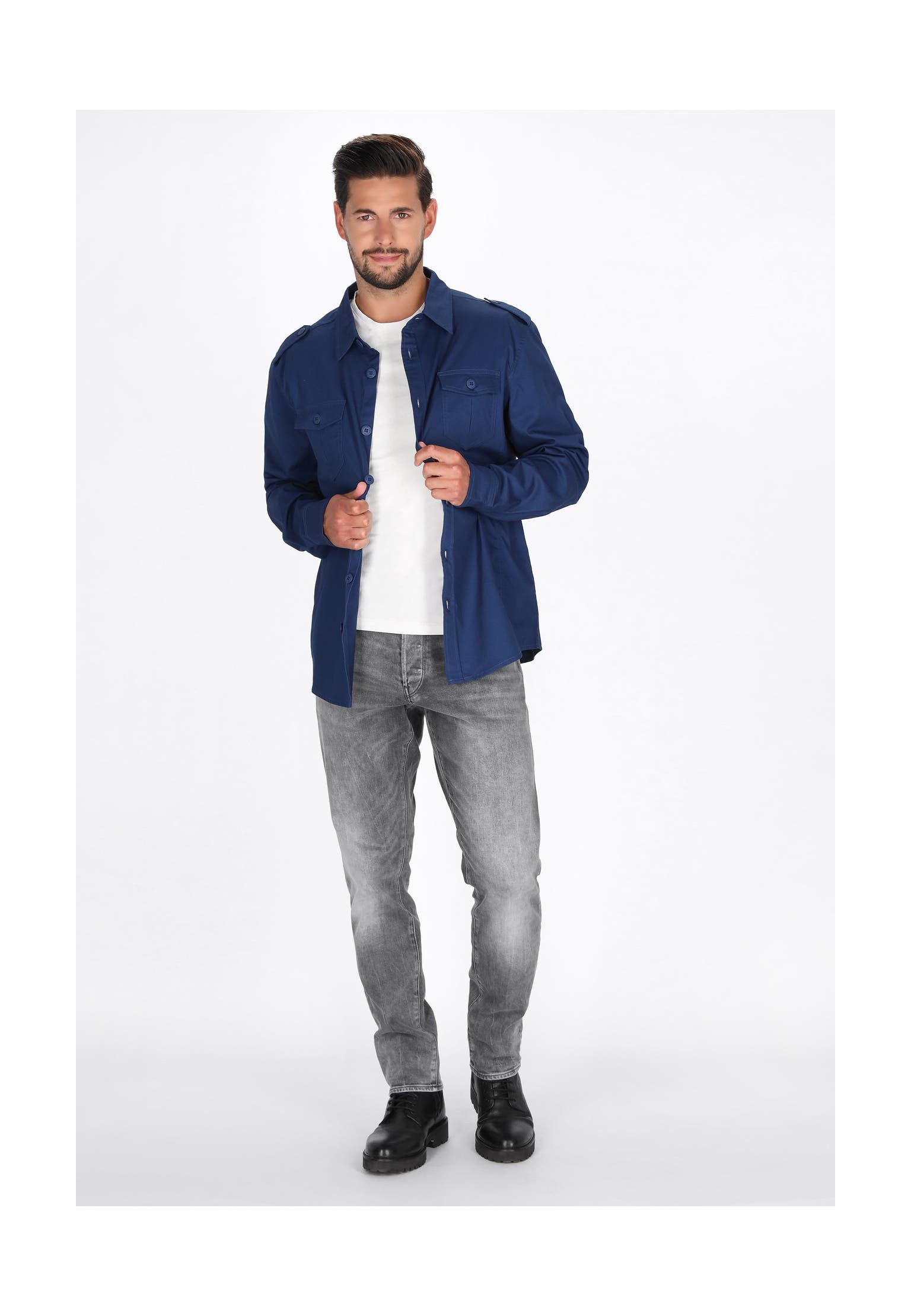 DREIMASTER Longsleeve dark blue, Bild 1
