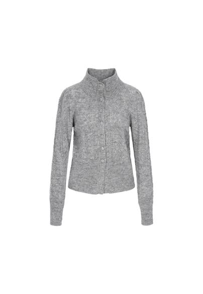 DREIMASTER Strickjacke grey melange