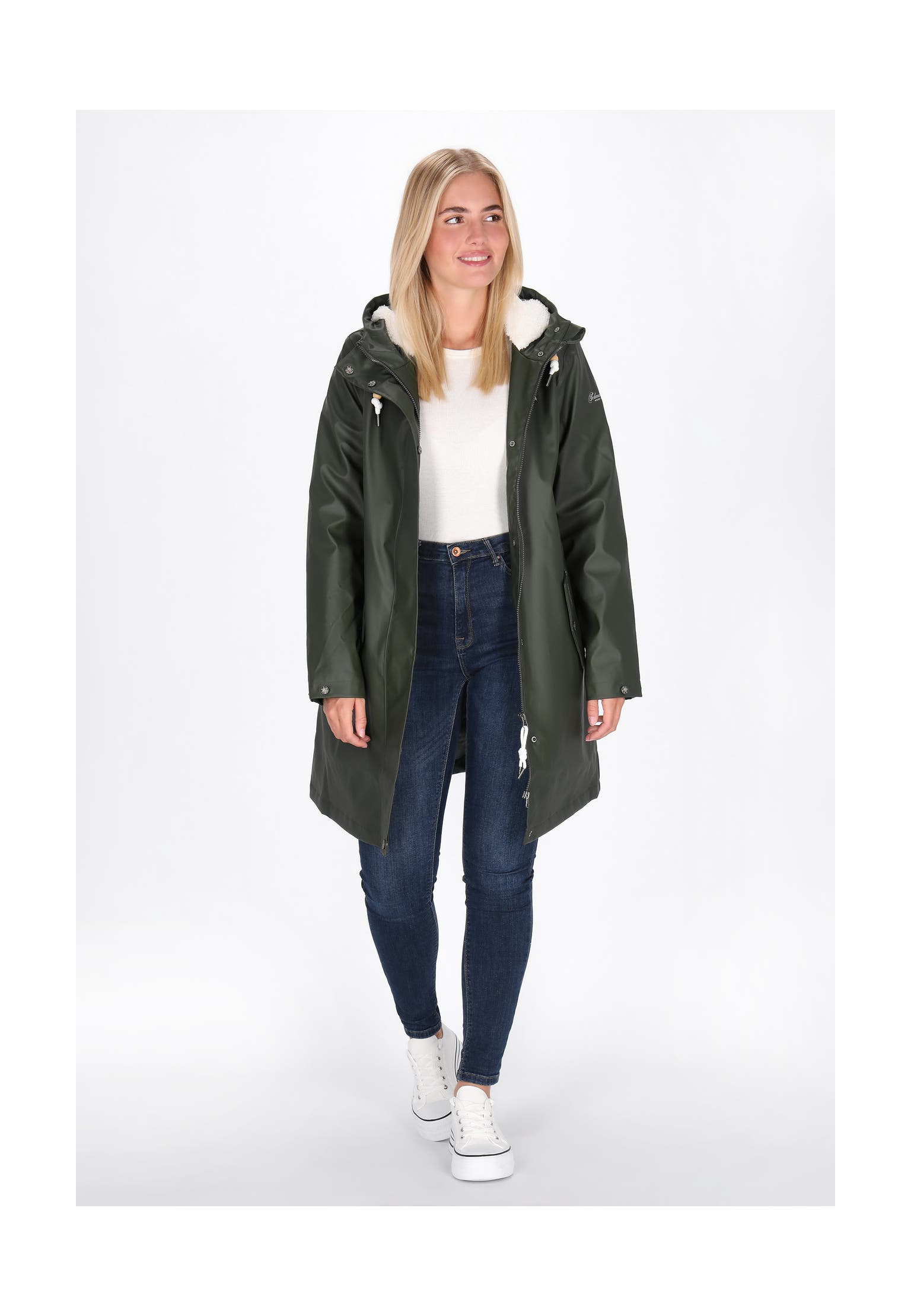 SCHMUDDELWEDDA Regenjacke olive, Bild 1